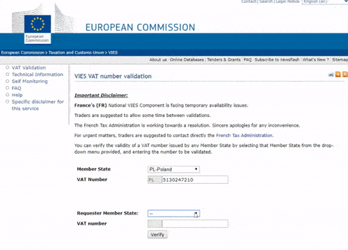 How to verify the eligibility eu company